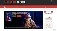 Desktop Screenshot of gainesville-theater.com